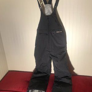 Arctix Black Ski Snowboarding Bib Youth 8/10 (Medium)